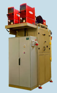 Automatische Schweißmaschine mit Einzelstation ASJ - Ruckansicht Automatische Schweißmaschine mit Einzelstation ASJ