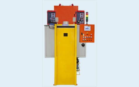 Automatische Ein-Stationen-Schweißmaschine für Inline-ASL (Hakenschweißer) - Vorderansicht Automatische Ein-Stationen-Schweißmaschine für Inline-ASL (Hakenschweißer)